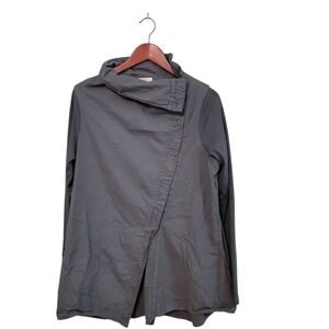 Prairie Underground Organic Cotton Gray Womens Lightweight Nature Jacket L